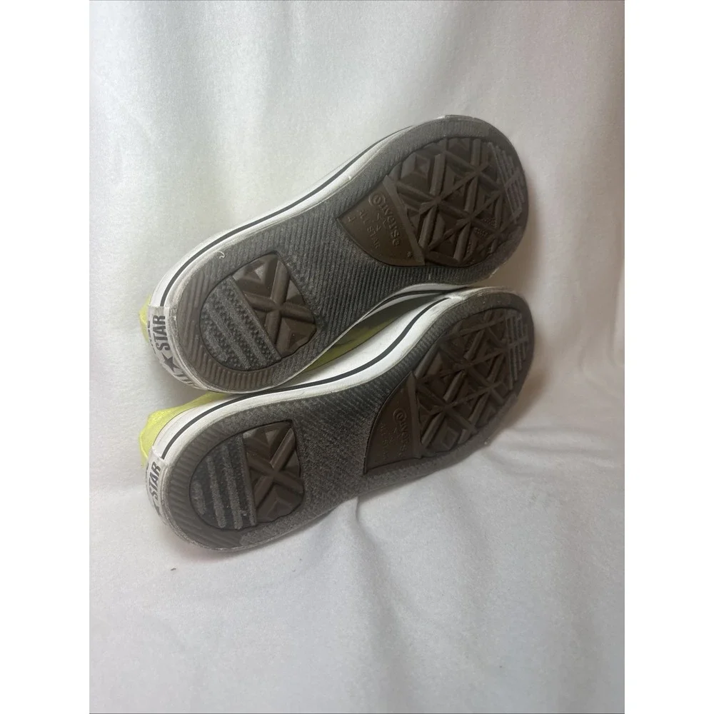 Converse All Star Low Top Unisex Sneakers Yellow Mens 4 Womens 6 - Picture 8 of 9